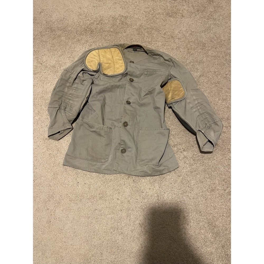 Vintage 10-X Shooting Jacket Medium Elbow Pads Hunting Shoulder Trap